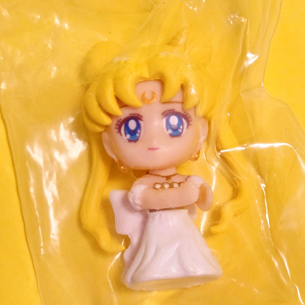Sailor Moon Keychain with Yellow Hair